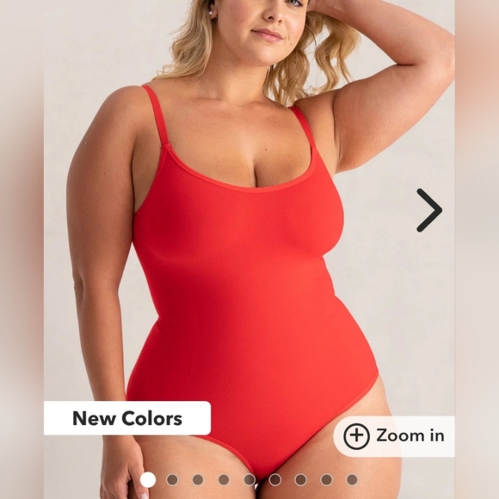 NWT Red Shapermint Bodysuit Size M